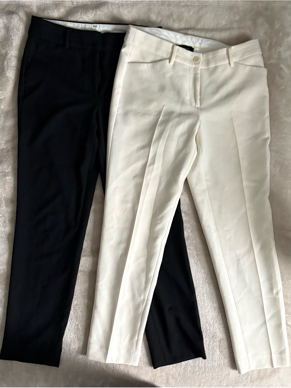 Talbots  Pants Lot | Black & Ivory | Women’s Size 2 | 27.5” Inseam